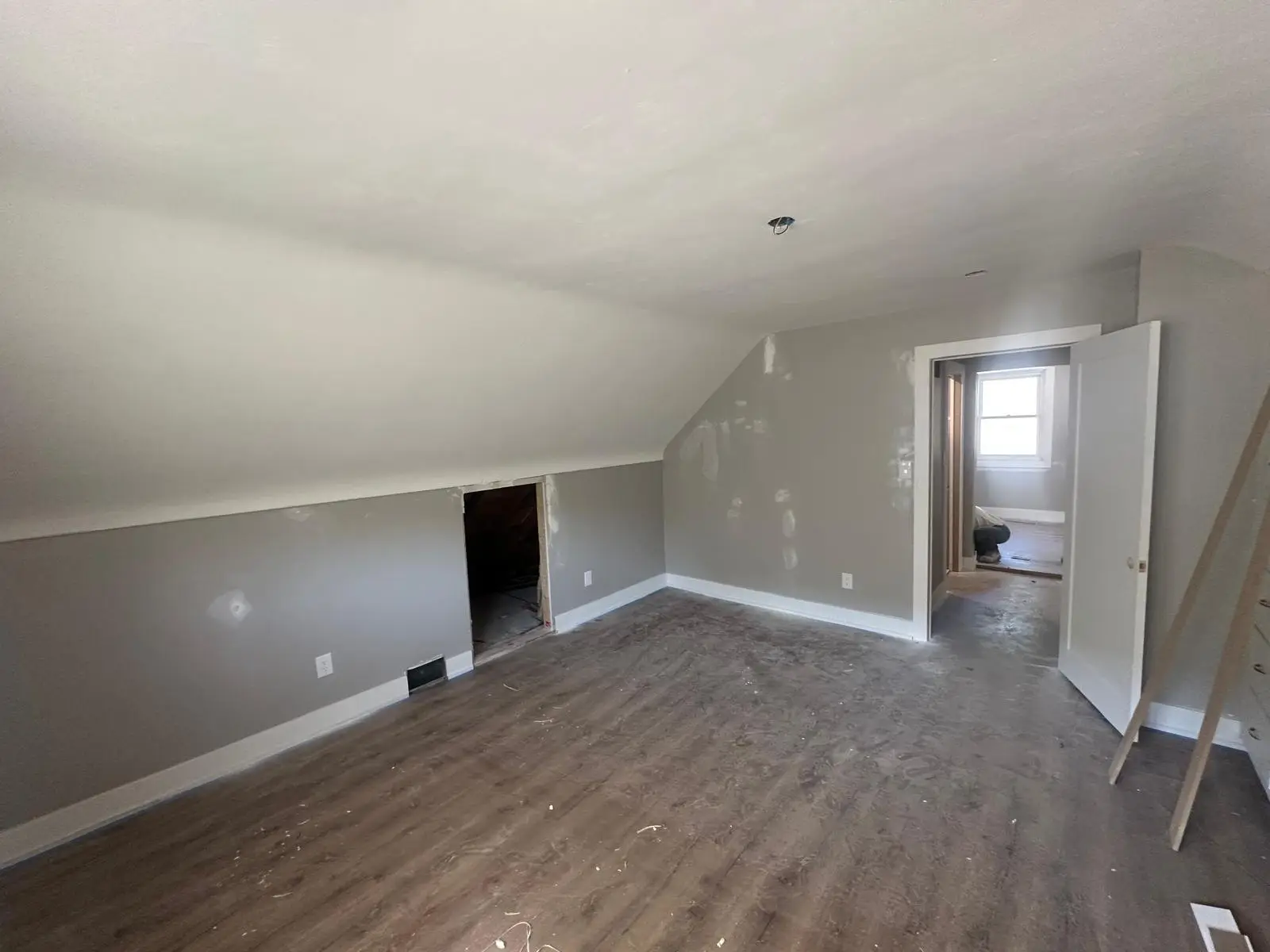 A finished self-contained unit in the same house
