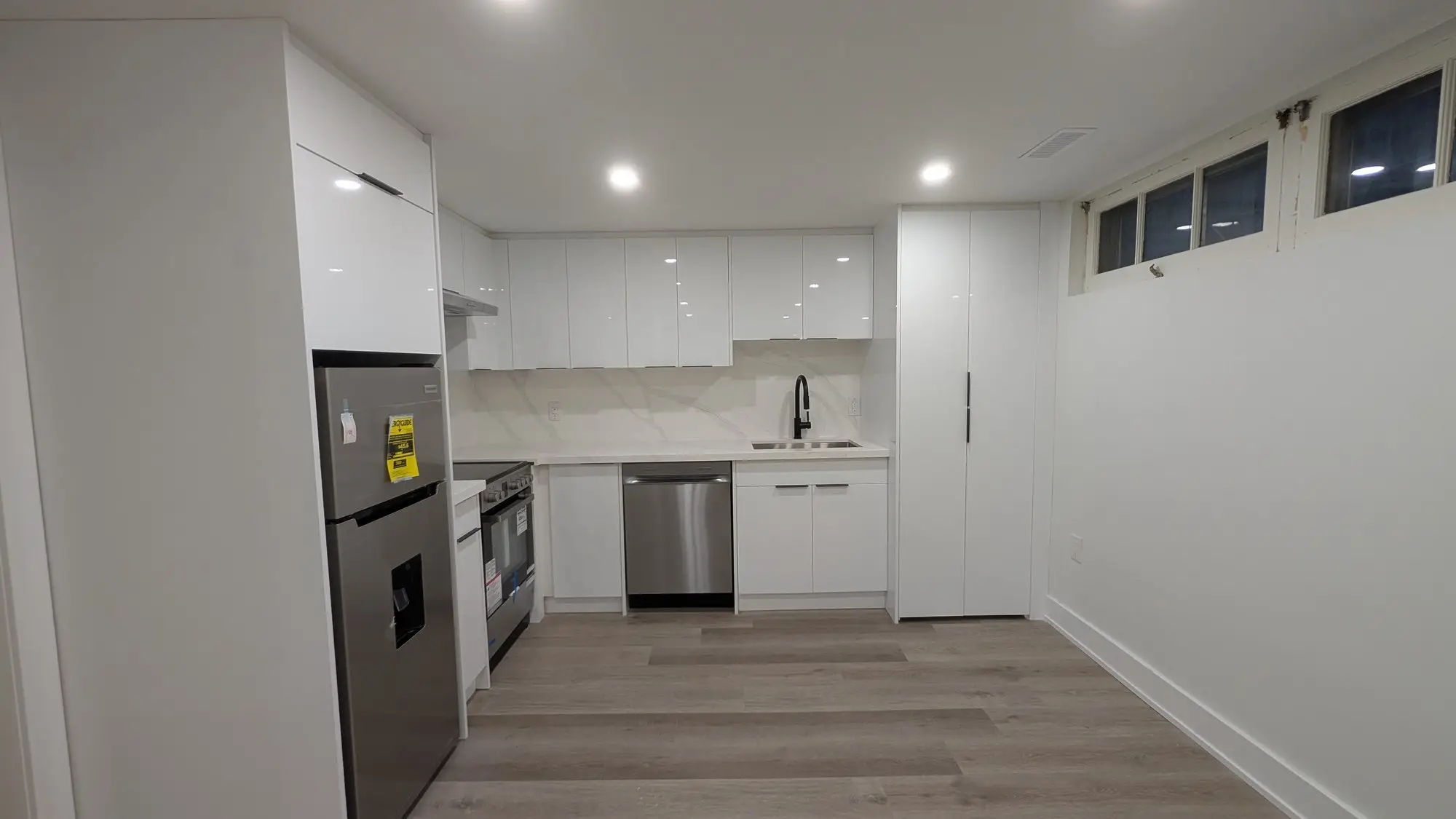 A new self-contained unit kitchen in the same house