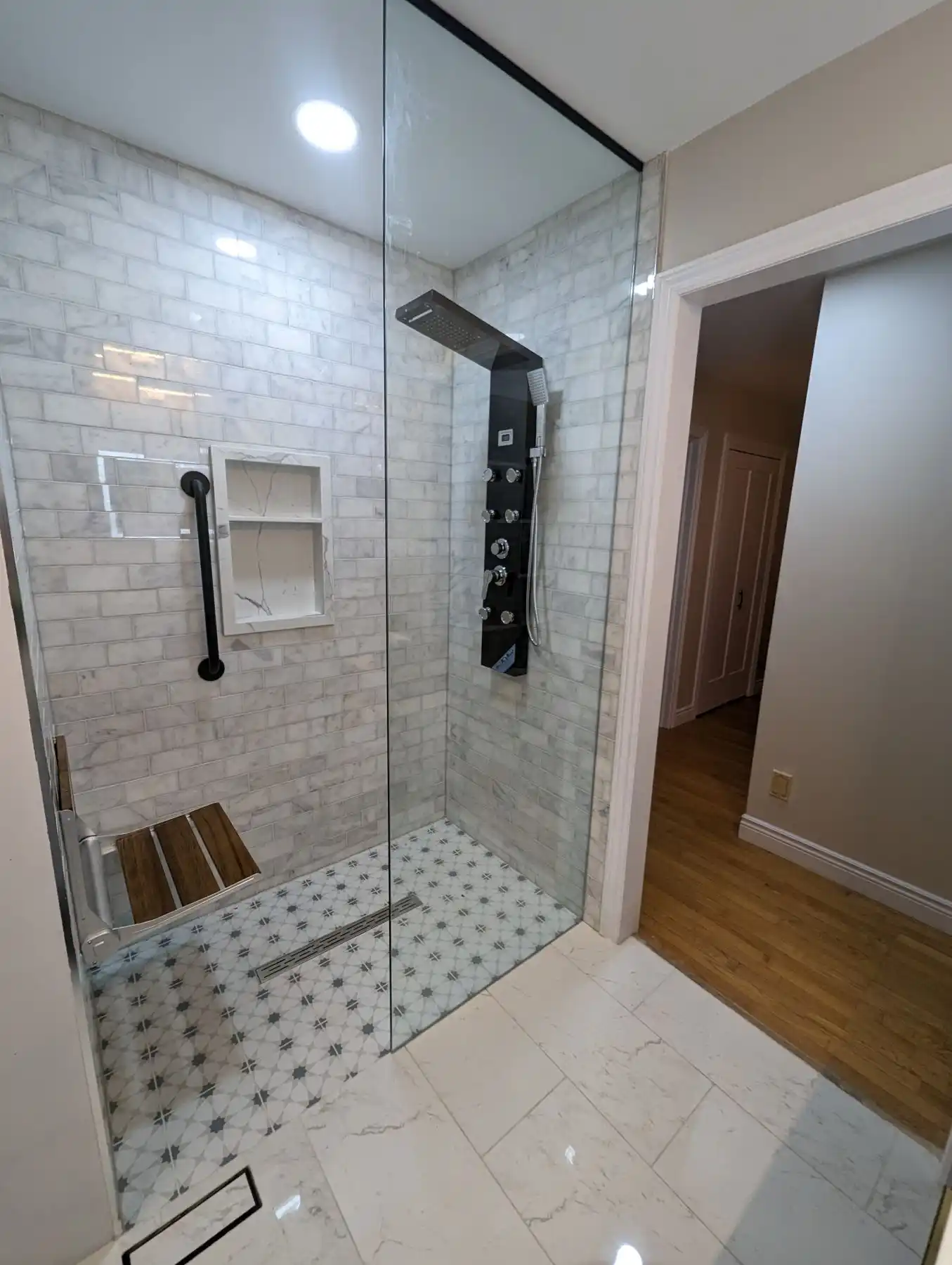 Main-Floor Renovation and Walk-In Shower Conversion in Acton — completed by HMH Construction